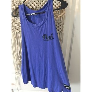 Love Pink purple tank sz. Large